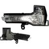 EASYSHOP24H Fanale Fanalino Freccia Specchio Anteriore Destro Per A1 Sportback e Polo 2G da 2018 Luce Led Indicatore Di Direzione Lampeggiatore