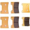 WOODEY Kit Pastiglie Freno Anteriori E Posteriori Per Motociclette Per Yamaha FZR600 1990-2000 FZR600A FZR600R FZR 600 1994-1995 TDM850 TDM 850 1996-2001
