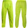 A-Pro Antipioggia Anti Vento Antiacqua Impermeabili Pantaloni Foderato Moto Fluo XL