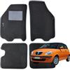 W-Parts SERIE 4 TAPPETI - TAPPETINI IN MOQUETTE NERI PER YPSILON (843) dal 2003 al 2011