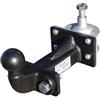 XIMPLIO Universale prolunga Gancio di Traino per portabici per Ogni Tipo di Gancio di Traino - Fisso e Estraibile (250 mm, Standard)