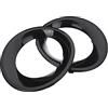 Generic 1 paio cornici per fari fendinebbia anteriori Per BMW X3 E83 LCI 2007-2010,Paraurti anteriore Fendinebbia cornice sostituzione 51113423790 51113423789