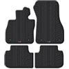 Travall Mats Tappertini Abitacolo Compatibili con BMW Serie 1 5 Porte Hatchback F20 (2019-Corrente) TRM1392 - Tappertini Auto in Gomma Originali