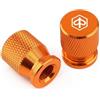 AHUTCYK Coprivalvole per motociclette Per Piaggio One MP3 Beverly 300 400 Medley Liberty 150 ZIP NRG Fly S LX LXV GTV Moto Ruota Valvola Della Gomma Tappi Stelo Copertura(Orange)