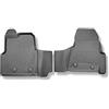 Mossa Tappetini Auto in TPE compatibili con Ford Transit Custom Van (01.2013-06.2023) - tappeti auto neri - G