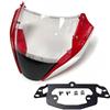Eejghfwq Moto Cupolino Parabrezza Per DUCATI Per Monster 797 821 1200S Per Monster797 Per Stnipe 2023-2017 Deflettori Cupolino Cupolino Cupolino Anteriore Deflettore Per Moto(Red White)