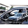 J&J AUTOMOTIVE Deflettori d'Aria per BMW X5 G05 Dal 2018, Set da 4 Pezzi, Nero Fumé Oscurato Heko