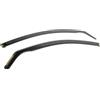 J&J AUTOMOTIVE HEKO Deflettori per Peugeot 106 3-Porte 1992-2003, 2 pezzi | 2 deflettori HEKO per Peugeot 106 3-Porte, PMMA 3 mm, fumé, canale del finestrino.