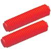4moto, Coppia soffietti per forcelle ammortizzate made in italy prodotto universale di protezione in gomma manicotto parapolvere Lunghezza 295 mm Diametro 35-45 mm, XR colore rosso