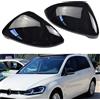 Kakulkomen 1 Paio Calotta Specchio Retrovisore Sinistra Destra Coperchi a specchio laterale per V-W Golf MK7 7.5 GTI 7 Golf 7 R (nero)