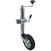UNITRAILER ruotino di appoggio con morsetto 150 kg tubo 48 mm 505 730 mm ruota 200 x 50 mm per sosta e manovre, fissaggio stabile al timone del rimorchio per rimorchi e carrelli