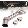 WILSEM Accessori Per CB1000R 2008 09 10 2011-2018 Slip On Fuga Di Scarico Per Moto Eliminatore Tubi Collegamento Centrale Modificato Elimina Catalizzatore Potenziato