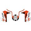 Resin Bike Adesivi Moto Compatibile con KTM 1290 Super Adventure S 2017 2020 Bianco. Protezioni Laterali e Parafango Anteriore da Urti e Graffi. Kit Completo Adesivi 3D Resinati