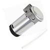 YIYDA Pompa d'aria per tromba pompa dell'aria per auto 12V Air Pump Compressore d'aria Motore d'aria impermeabile Compressore per tromba d'aria in argento cromato per 12V tromba d'aria camion barca