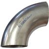 Alutec Metallbau Tubo a gomito 90 gradi in acciaio, diametro 76 mm V2A 3 (7,6cm) scarico ad arco da saldare.