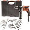 Black & Decker Trapano Percussione 850w con Extra Accessori