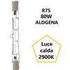 Bot Lighting S.r.l. R7s Lampadina Lineare Alogena 80w Luce Calda 2900k 1380 Lumen 79 mm bot