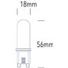 Bot Lighting S.r.l. G9 Lampadina a led 4,2w Luce Calda 3000k 470 Lumen bot Lighting