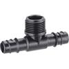 Claber Raccordo a 3 vie per Collegare Microirrigatori Colibri Filetto Mezzo Pollice cla
