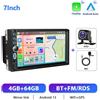 StarTech Autoradio - Lettore multimediale 2-DIN - Touchscreen da 17,8 cm - CarPlay e Android Auto - Navigazione GPS - 4 GB di RAM e 64 GB di ROM - Wi-Fi e Bluetooth - Telecamera di retromarcia