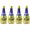 Limmi Succo naturale di limone di Sicilia Limmi, ideale per condimento, insalate, marinature di carne e pesce, dessert, cocktails e bevande, pack da 4 bottiglie da 200 ml