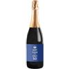 Bottle-Up Bottiglia di Prosecco Personalizzato DOC Spumante Extra Dry - Keep Calm it's only. - Idea Regalo per compleanno e idea regalo per anniversario (0,75L, Blu)