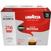 Generico 216 Capsule Caffè per Lavazza A Modo Mio Originali Qualità Rossa - 4 Box da 54 *
