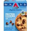 Atkins, Snack in qualsiasi momento, biscotti proteici, gocce di cioccolato, 4 biscotti, 39 g ciascuno