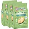 CAIYA 3X Mulino Bianco Fiori D'Acqua Cracker all'Acqua Leggeri e Croccanti 250g [3 Confezioni]