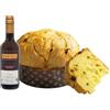 Sicilia Bedda - PANETTONE ARTIGIANALE BONFISSUTO 1 KG - Prodotto a Lievitazione Naturale - IDEA REGALO (Pantelleria con Marsala Superiore Dolce Cl. 37,5)