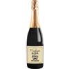 Bottle-Up Bottiglia di Prosecco DOC personalizzato per lui - Idea regalo esclusiva e originale per uomo, festa del Papà, festa del Nonno, nuova nascita, compleanno e Natale. (0,75L, Baffi)