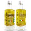 Terre di Lidia Sapori e Saperi di Puglia Kit Assaggio Olio EVO (2x100ml) | Coratina e Ogliarola 100% Italiano | Estratto a Freddo | Idea Regalo