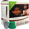 VICERE' MISCELA DI CAFFE' Caffè Vicerè Capsule Arabica 100% Compatibili con Nes, 100 Capsule Compostabili, Made in Italy