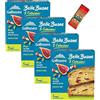 American Brothers Food 4X Galbusera BelleBuone 5 Colazioni Fette Spesse con Fichi, Nocciole e Semi di Zucca 200g in omaggio una bustina di miele ambrosoli da 6 g