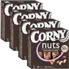 CAIYA 4X Corny Barrette di Cereali con Frutta Secca (Arachidi, Mandorle, Nocciole e Anacardi) e Uvetta 96g