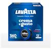 Lavazza 360 Capsule Caffe' Lavazza A Modo Mio Crema E Gusto
