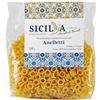 Sicilia naturalmente Anelletti (6pz) Sicilia naturalmente - Pasta Artigianale di Semola di Grano duro Siciliano trafilata in bronzo a lenta essiccazione - 6pz*500gr (3kg)