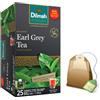 Dilmah® | Tè Nero Gourmet Earl Grey | Tè Nero Bergamotto Forte & Aromatico - 1 x 25 Bustine di Té (50 Gr)