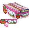 Big Babol Panna e Fragola, Chewing Gum Morbido, Gusto Panna e Fragola, con Succo di Fragola, Senza Glutine, Confezione da 24 Stick Singoli, Ottimi da Condividere