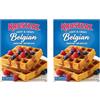 Krusteaz Belgian Waffle Mix, 28 Oz, 2 Pk