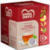 CUORE NERO CAFFE Cuore Nero Caffè - Tisane e Infusi in Cialde ESE 44MM da 2Gr. Confezioni da 8 Cialde (Tisana alla Pesca)