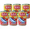 KAXIFEI 555 Sardines in Tomato Sauce Hot, 6.1 oz (155 g), Canned Sardines in Tomato Sauce, 6 Pieces