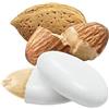 Generico CONFETTI DRAGEE PAPA - 3 STELLE Confetti di MANDORLA Classico - colore BIANCO - Confezione da 1000 g - PAPA DOLCE AMARO - Certificati Kosher - Senza Glutine -