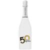 BRANDGIFT.IT Bottiglia Personalizzata Compleanno Santero 958 Spumante Extra Dry Perlage Floreale Bottiglie Personalizzate Anni Compiuti Ottimo Regalo Per Brindisi Originali (ORO, 50 ANNI)