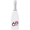 BRANDGIFT.IT Bottiglia Personalizzata Compleanno Santero 958 Spumante Extra Dry Perlage Floreale Bottiglie Personalizzate Anni Compiuti Ottimo Regalo Per Brindisi Originali (FUCSIA, 60 ANNI)