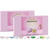 MAXTRIS Confetti Maxtris Classico 2 conf da 1 Kg + 100 bigliettini Bomboniera (Rosa)