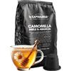 La Capsuleria CAMOMILLA MIELE & ARANCIA (80 Capsule) compatibili con Nespresso, 8 box da 10 capsule, bevanda rilassante dal gusto delicato di camomilla con note di miele e arancia, senza glutine (La Capsuleria)