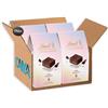 CAIYA 4X Choco Wafer Dark Chocolate Wafer con Ripieno di Cioccolato e Ricoperto di Cioccolato Fondente 130g - Novità 2023 [CAIYA® BOX da 4 Confezioni]
