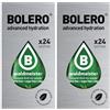 Generico SET 48 BOLERO DA 3 GRAMMI Waldmeister Preparato istantaneo polvere solubile in bustine Sticks per Bevande con Stevia e Vitamina C e Senza Zucchero ideale per fitness e diete