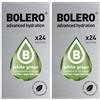 Generico SET 48 BOLERO DA 3 GRAMMI White Grape Preparato istantaneo polvere solubile in bustine Sticks per Bevande con Stevia e Vitamina C e Senza Zucchero ideale per fitness e diete